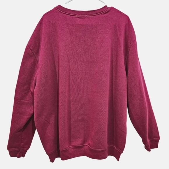 Hasting & Smith Women Grannycore Sweatshirt with Butterflies and Leaves 2X - Picture 2 of 7